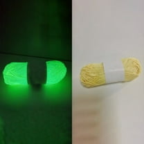 Glow in The Dark Yarn Big Twist Yarn Crochet Thread Glow Yarn for Knitting DIY Glow Yarn Glow Crafts Sewing Beginners Glow Yarn for Knitting Crocheting Yellow