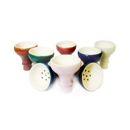 Extra Large Salad Bowl - VAPOR HOOKAHS EXTRA LARGE CHINESE EGYPTIAN STYLE PORCELAIN BOWL: SUPPLIES FOR HOOKAHS–These Hookah bowls are accessory pieces for shisha pipes. These accessories parts hold 35g of tobacco. (Red Bowl)