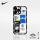 thumbnail image 1 of Funda De Teléfono AJ Joint NIK De Moda Para iPhone 14 11 12 13 Promax Nuevo Angel Eys Borde Recto Suave Proteger Cubierta Trasera 7 8 Plus SE 2020 X XS MAX XR 14Plus Gao Jiahui unisex, 1 of 2