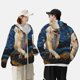 thumbnail image 4 of Fotbe Vintage Starry Sky Labrador A Chaqueta con Protección Solar UPF 50+ para Hombre y Mujer, Camisa con Capucha y Bolsillos-Large, 4 of 7