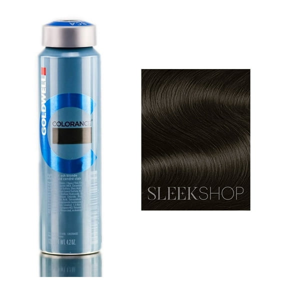 2N - Black , Goldwell Colorance Demi-Permanent Dye Hair Color (4.2 oz. canister) , Hair Beauty Product - Pack of 1 w/ Sleek Pin Comb