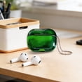 thumbnail image 4 of Case Compatible with Apple Airpods 4 - Soft Silicone Cover, Green, 4 of 5
