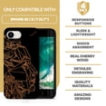 thumbnail image 7 of Case Yard Wooden Case for iPhone-SE Soft TPU Silicone cover Slim Fit Shockproof Wood Protective Phone Cover for Girls Boys Men and Women Supports Wireless Charging Beautiful Mind Design, 7 of 7
