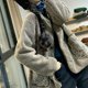 thumbnail image 3 of Abrigos de felpa para mujer, de manga larga, lisos, con diseño de encaje, cuello en V, cárdigans de polar, chaquetas vintage informales de gran tamaño, blusas holgadas para mujer, 3 of 5