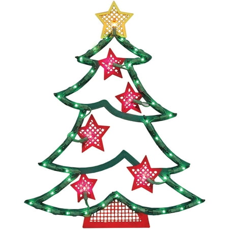 Holiday Time Christmas Decor Light Up Hanging Tree Walmart Com