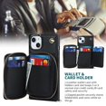 thumbnail image 2 of Dteck iPhone 14 Plus Wallet Case with Credit Card Holder Crossbody Strap Handbag RFID Blocking Wallet Zipper Purse Leather Case for Apple iPhone 14 Plus 6.7 inch 2022, Black, 2 of 9