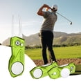 thumbnail image 2 of Herramienta de reparación de divots de golf Uxcell [1PCS] - Herramienta de divot plegable con marcador de bola magnético - [Cian] Tines verdes, 2 of 7