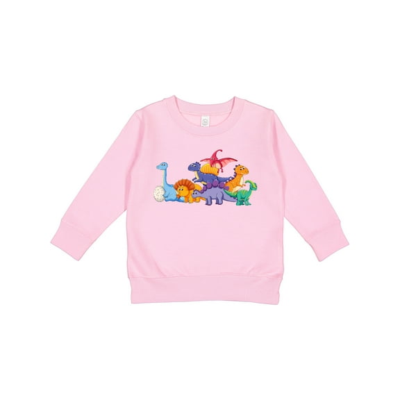 Inktastic Cute Dinosaurs Toddler Sweatshirt