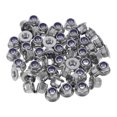 thumbnail image 2 of KAKOWELY Matériel pour Boulons 50 Pcs Écrous de Verrouillage Hexagonaux en Acier Inoxydable avec Insert en Nylon Design Autobloquant Outils de Fixation Sécurisés pour Construction et Usage Industriel, 2 of 4