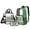 Green Soccer, variant on ZUXONGSY American Flag Baseball Print 3 Pcs Clear Backpack Set for School, Heavy Duty Transparent Bookbag with Lunch Bag & Pencil Case, See Through for Teen Kids Boys
