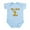 Sky Blue, variant on CafePress - Disc Golf Chick #2 Infant Bodysuit - Baby Light Bodysuit, Size Newborn - 24 Months