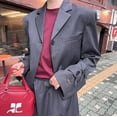 in stock 2024 Autumn New Suit Bow Sleeve Slim Jacket Suit Drawstring