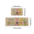 thumbnail image 3 of Uuiauoio Easter Kitchen Rug Set of 2, Spring Easter Eggs Bunny Non Slip Kitchen Mats for Floor Happy Easter Home Decor Kitchen Floor Rugs for Hallway Laundry Room, 3 of 6