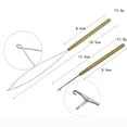 thumbnail image 5 of Professional Hair Extension Tools Kit, Hair Extensions Remover Pliers, Micro Links Beads Hair Pulling Hook & Microbead Ring Loop Tool Stainless Steel Hair Supplies Packed in Soft Case, 5 of 5