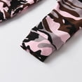 thumbnail image 6 of Newborn Baby Girl Clothes Long Sleeve Letter Ruffle Tops Camouflage Printed Pants and Headband Outfit Set Pink 0-3 Months, 6 of 6