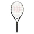 thumbnail image 1 of Raqueta de tenis Wilson Hyper Hammer 5.3 Strung, color negro y blanco, 4 3/8, 1 of 5