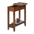 thumbnail image 3 of Convenience Concepts American Heritage Table d'Appoint à Dessus Rabattable - Fini Bois Acajou, 3 of 3