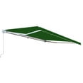ALEKO AW13X10GREEN39 Retractable Patio 13' x 10' Awning Canopy, Green