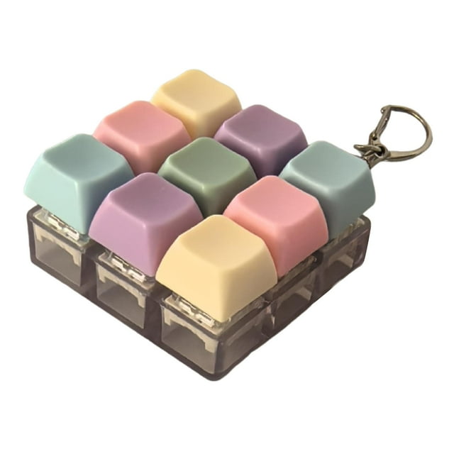 Teclado El teclado del teclado, el botón del teclado mecánico, para accesorios para el hogar de la oficina, haga clic en el juguete de relajación para 9 claves