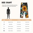 thumbnail image 3 of KLL Womens Vintage Sunflowes Print Pajama Pants Soft Pajama Bottoms for Women Cozy Lounge Pants, 3 of 5