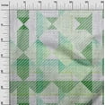 thumbnail image 3 of oneOone Velvet Green Fabric Check Craft Projects Decor Fabric Printed By The Yard 58 Inch Wide, 3 of 4