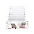 thumbnail image 3 of 1pc Nail Polish Stand Transparent Acrylic Cosmetic Storage Shelf Lip Gloss Organizer, 3 of 6