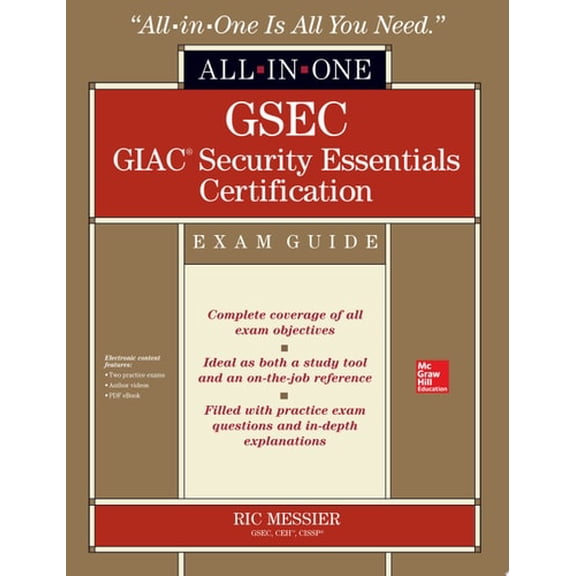 Pre-Owned GSEC GIAC Security Essentials Certification Exam Guide [With CDROM] (Hardcover) 0071820914 9780071820912