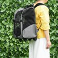 thumbnail image 2 of PawHut 2-IN-1 Pet Luggage Box Backpack Carrier w/ Handle Rolling Wheel Grey, 2 of 10