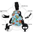 thumbnail image 4 of HELLHERO Women Adjustable Shoulder Strap Polyester Crossbody Small Bags Unisex 4.33x1.97x7.09 Fish Pattern Design, 4 of 5
