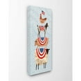 thumbnail image 2 of The Stupell Home Decor Collection Americana Stacked Farm Animals Watercolor Chicken Goat Pig and Sheep Stretched Canvas Wall Art, 10 x 1.5 x 24, 2 of 6