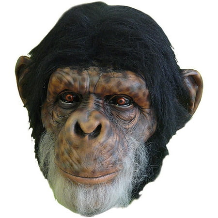 Chimp Adult Halloween Latex Mask Accessory