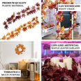 thumbnail image 4 of Efavormart 6FT Artificial Silk Maple Fall Leaf Garland, Fall Decor - Burgundy, 4 of 11