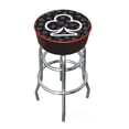 thumbnail image 2 of Trademark Global Four Aces Club Logo 30" Padded Bar Stool, 2 of 2