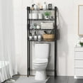 thumbnail image 6 of Over Toilet Bathroom Organizer, 4-Tier Over The Toilet Storage Shelf Bathroom Shelves, Above Toilet Storage Rack Bathroom Space Saver, Black, 6 of 14