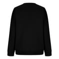 thumbnail image 5 of Qetyuw Plus Size Sweatshirt for Women Crew Neck Fleece Pullover with Pocket Drop Shoulder Long Sleeve Loose Fit Tops, 5 of 5