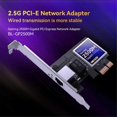 thumbnail image 5 of 2.5G PCI-E to RJ45 Wired Network Card 2500Mbps 2.5Gbps Ethernet LAN Controller Adapter for Linux Computer Game, 5 of 5