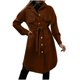 thumbnail image 1 of Cárdigan de solapa sólida para mujer, abrigo de manga larga, camisa con cinturón de un solo pecho, ropa de abrigo Pompotops qwe19645, 1 of 9