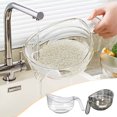 thumbnail image 3 of XGFHYJEH Colander, Colander Plastic, Small Colander, Berry Colander, Kitchen Colander, Fruit Colander, Small Colander for Fruit and Veggies, Colander Bowl, Colander Plastic with Handle, 3 of 6