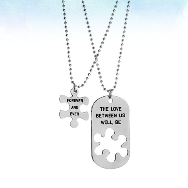 unbranded 2Pares De Collares Con Colgante En Para Para Y Celebraciones