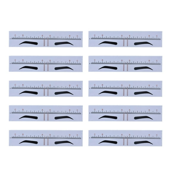 Eyebrow Ruler Shape Tool Microblading Guide Makeup Measurement Stencil Template