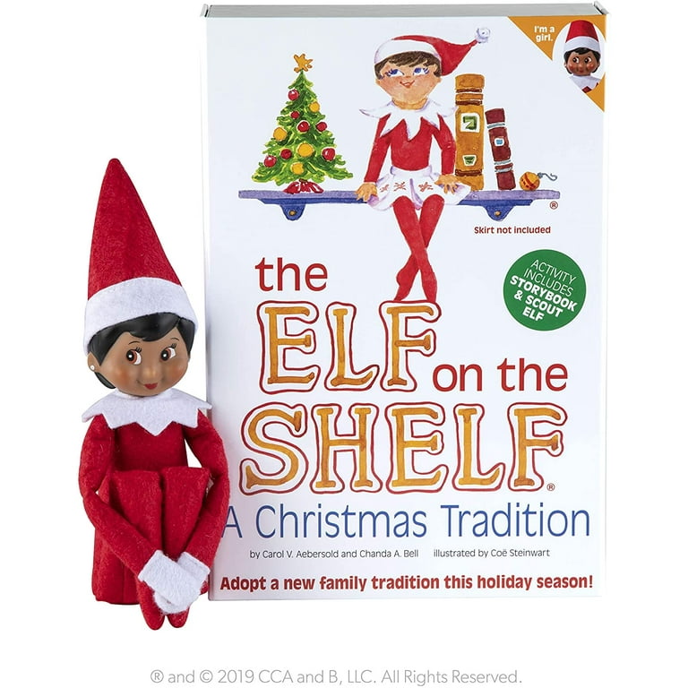 Elf on the Shelf A Christmas Tradition brown eyed girl scout elf
