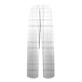 thumbnail image 6 of SnnmBlm Mens Pajama Pants Bottoms Fleece Lounge Pants Sleepwear Plaid PJs with Pockets Microfleece White 2XL, 6 of 7