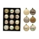 thumbnail image 2 of Set de adornos navideños inquebrantables de 12 piezas | Decoraciones de árbol navideño de plástico multiestilo – azul, dorado, rojo, verde menta, rosa | Ligero, fácil de colgar para casa, fiesta o, 2 of 6