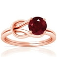 thumbnail image 1 of GemsNY July Birthstone - Vintage Prong Set Round Ruby Solitaire Ring (Grade - AA | 1.55cts.), 1 of 4