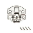 thumbnail image 1 of Unique Bargains Box Latch, Small Size Silver Tone Decorative Hasp Jewelry cases Catch 30 pcs, 1 of 4