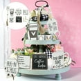 thumbnail image 5 of unbranded 2 Sets  Coffee Tiered Tray Decor Coffee Bar Accessories Table Centerpiece Farmhouse Decorations, 5 of 8