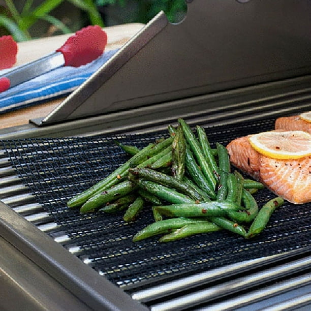 Upgrade Your Outdoor Grilling Experience with 3pcs Non Stick PTFE Grilling Mesh Mats Reusable BBQ Accessories for Round Grill Mesh Perfect for Outdoor Cooking Camping Picnic and More Walmart en linea