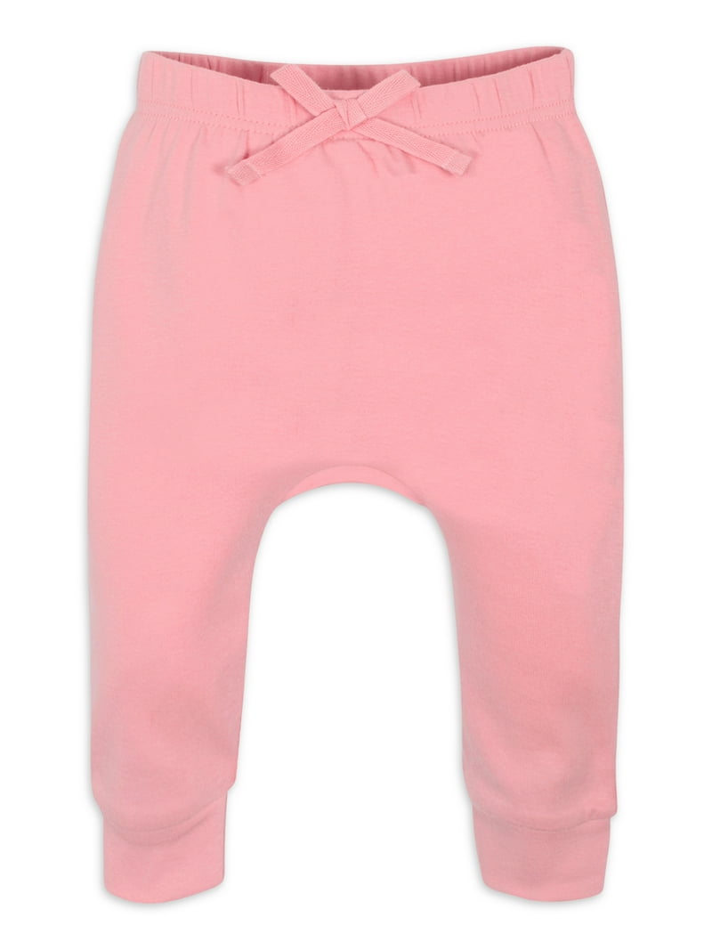 Modern Moments by Gerber Baby Girl Jogger Pants, 4-Pack