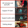 thumbnail image 2 of Auriculares Inalámbricos Auriculares Bluetooth Reducción De Ruido Estéreo Auriculares Sobre La Oreja matsuzay EL013604-04, 2 of 5
