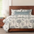 thumbnail image 5 of SIScovers  Amelia Island Seashell Print Duvet Set Queen - 3 Piece, 5 of 5